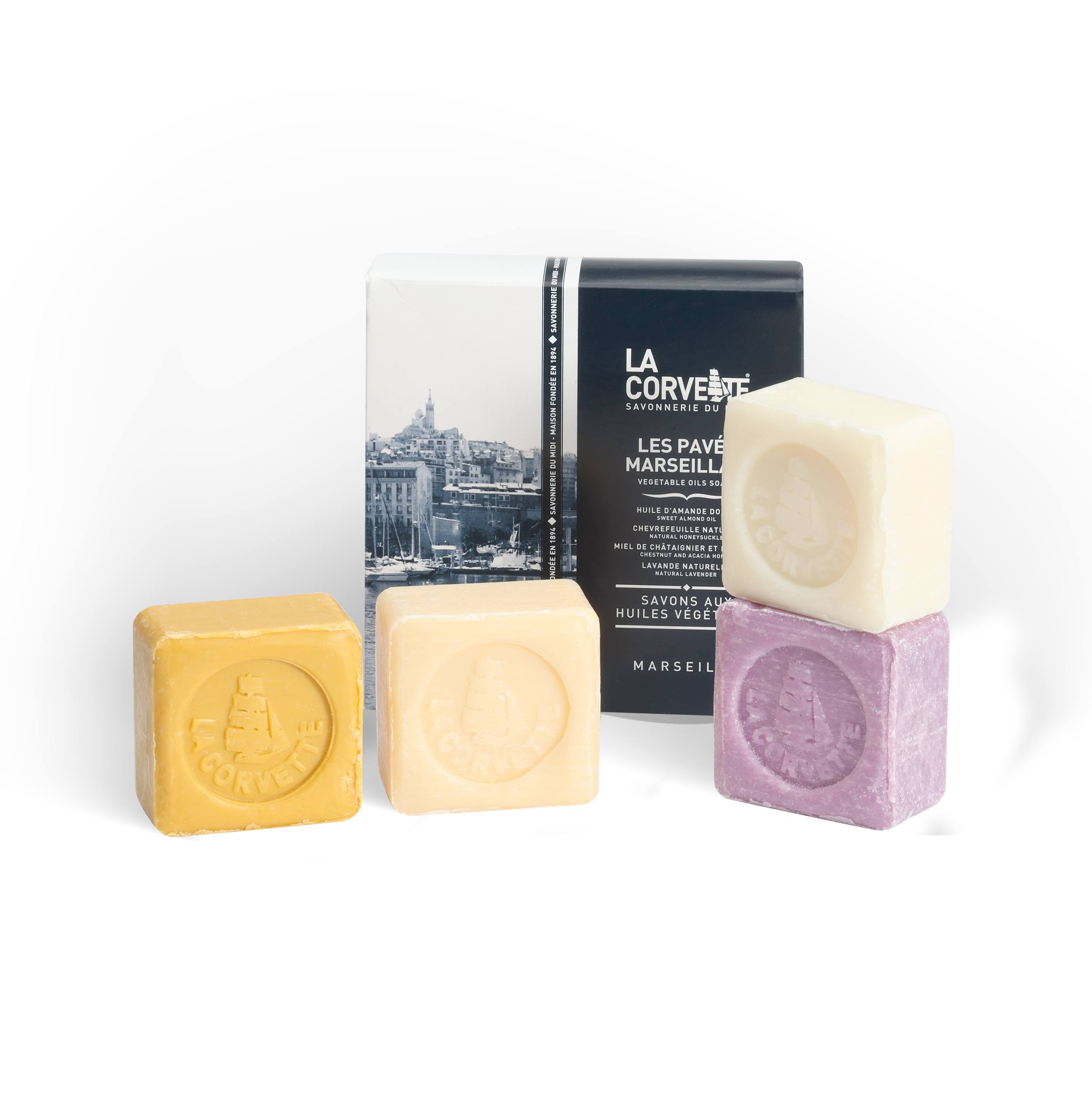 Марсельские кубы: ароматное мыло с ценными ингредиентами, 500 гр.
